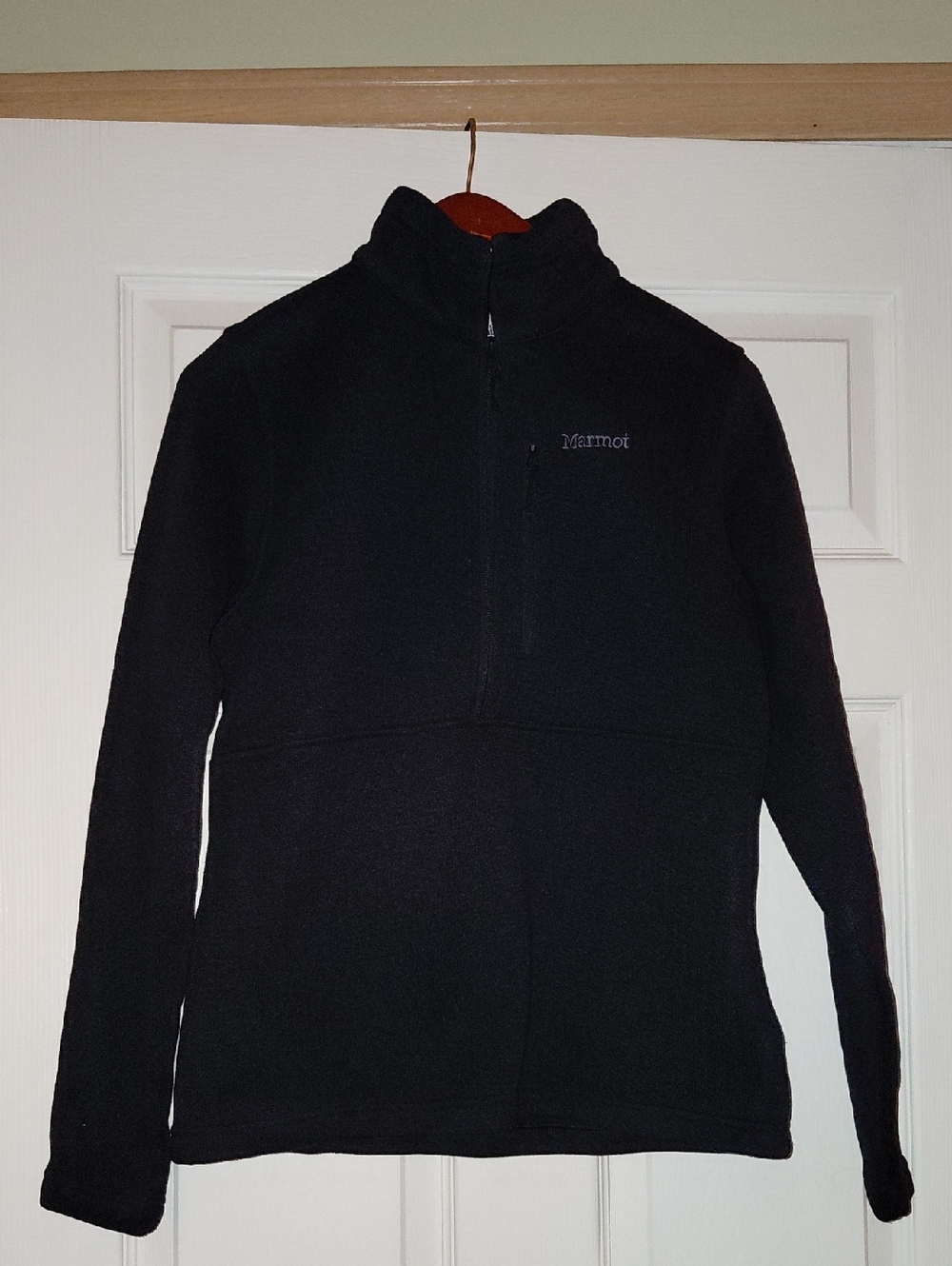 Marmot Black Quarter-Zip Fleece Pullover